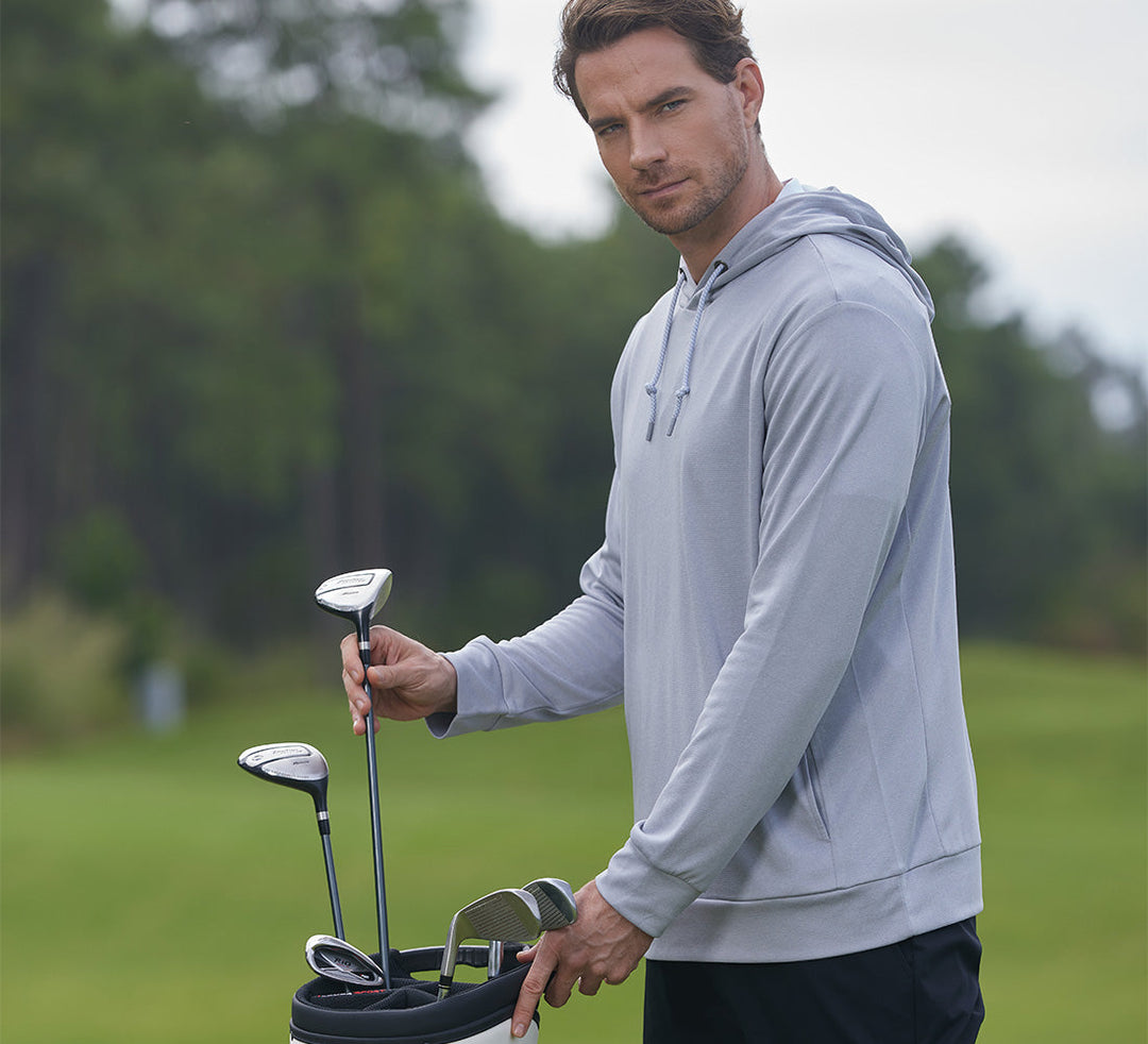 Redefining Golf Comfort: Classic Heather Pullover Hoodie