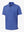 3D view of MAELREG Performance Jersey Print Polo in Blue Wavy Line – breathable golf fabric