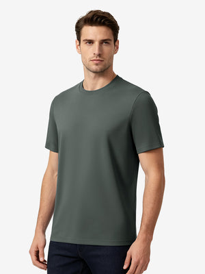 Men's Short Sleeve Slim Fit Roma Knit T-shirt