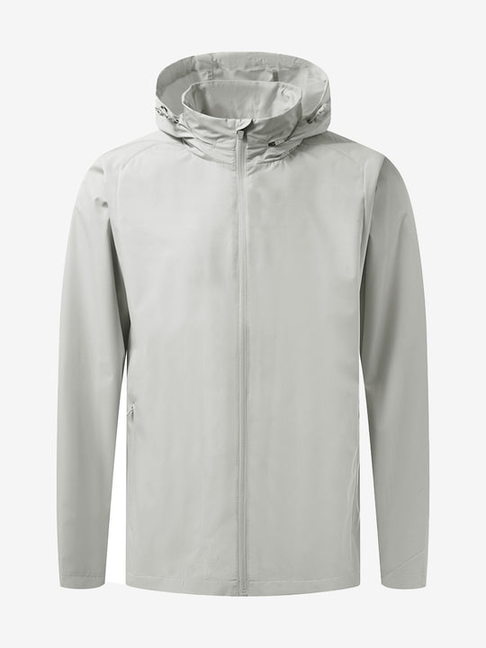 Lightweight Water-repellent Softshell Hooded Jacket