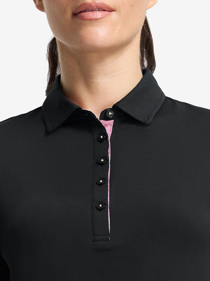 Women’s 5 Buttons Collared Polo Shirts