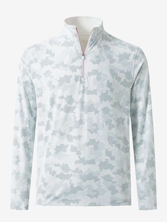 Full Print Lightweight Quarter Zip Pullover