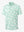 3D view of MAELREG Performance Jersey Print Polo in Light Green Leaf – breathable golf fabric