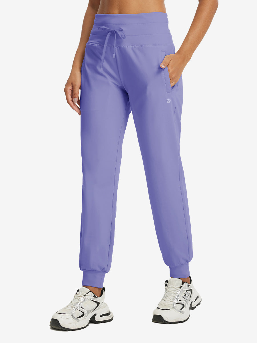 Women's Stretch Fleece Lined Athletic Joggers Sweatpants