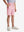 Front lower body in pink boys lightweight dry fit flat front golf shorts