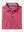 Folded view of CRANBERRY Long Sleeve Solid Jersey Polo showing fabric texture and neat folds