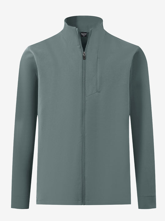 Water-Resistant Zip Up Golf Jacket
