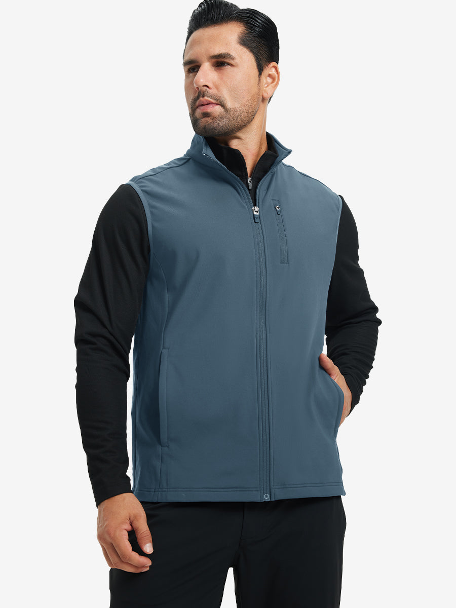 Water-Resistant Fleece Golf Vests