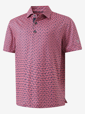 Youth Print Stretch Lightweight Polo Shirts