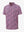 3D view of MAUVE FLOWER Popular Heather Print Polo showing texture and print details