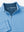 Close-up display of shirt collar structural details, dry fit athletic 1/4 zip sweatshirt in blue heather
