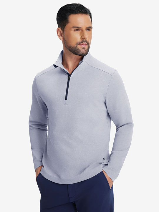 Performance Heather Golf 1/4 Zip Pullover