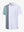 3D view of WHITE Moisture Wicking Color Block Polo Shirt showing fabric and color block design.