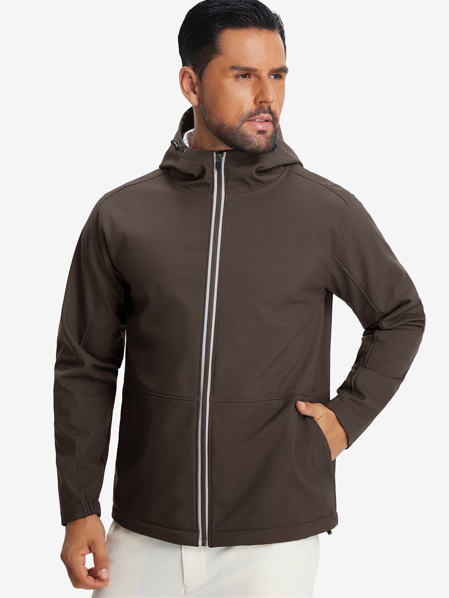 Reflective Hooded Softshell Jacket
