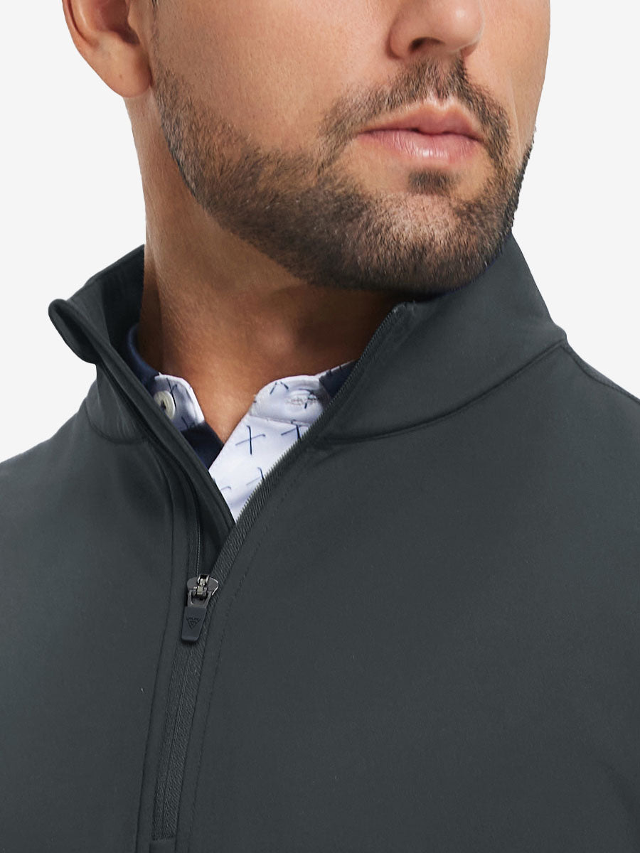 Ultra-Soft Brushed Fleece Lining Quarter zip Sweatshirt