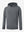 3D front view of the Athletic Golf Hoodie in Black Grey Heather, designed for comfort and performance.