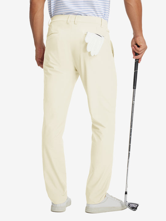 Lightweight Flat Front Casual Trousers