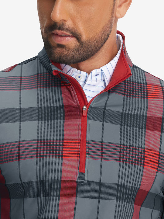 Full Print Lightweight Quarter Zip Pullover