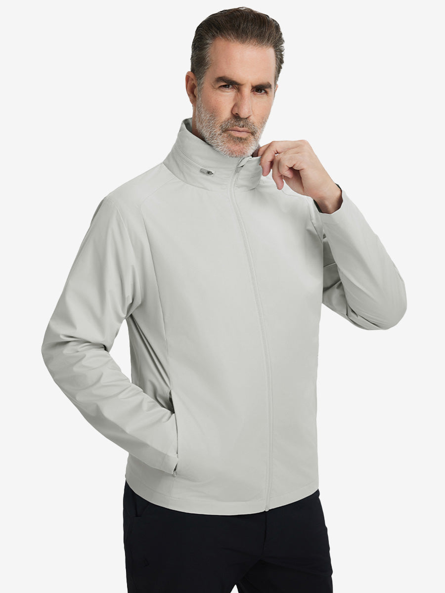 Lightweight Water-repellent Softshell Hooded Jacket