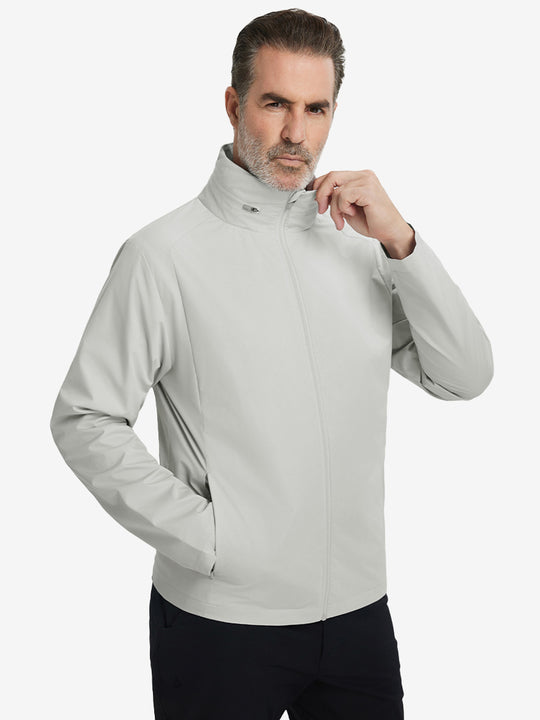 Lightweight Water-repellent Softshell Hooded Jacket