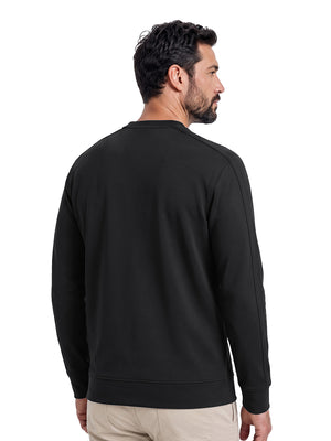Crewneck Sweatshirt with Zip Pockets