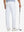 Golf Lightweight Fleece Lined Dress Pants in white, front lower body fit view