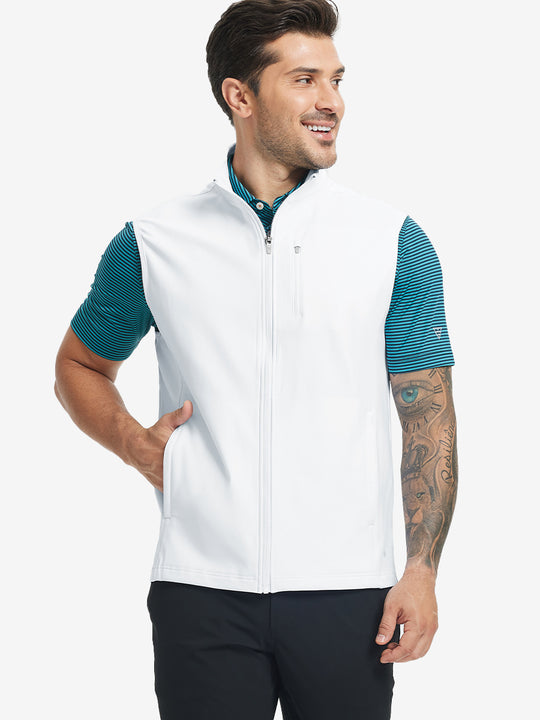 Water-Resistant Fleece Golf Vests