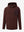 3D front view of the Quarter Zip Polar Fleece Sweatshirt in Wine Red, simple and athletic look.