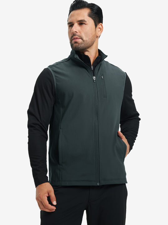 Water-Resistant Fleece Golf Vests