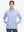 Women's Water-Resistant Stretch Fleece Lined Jacket in light grayish blue, front upper body view