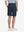 Back lower body in navy boys lightweight dry fit flat front golf shorts