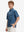 Front half-body of boy in space rocket performance print boys golf polo