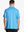 Back half-body view of male model wearing the Sky Blue Everyday Classic Solid Polo