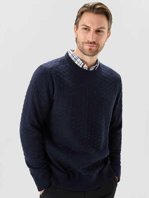 100% Cotton Knit Crew Neck Sweatshirt