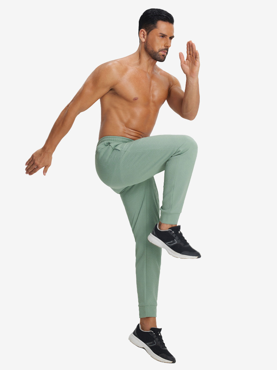 Soft Sweatpants with 4 Zipper Pockets