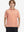 Front upper view of Kids stripe golf polos showing crisp stripes in orange stripe