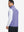 Back view of water-resistant fleece golf vests showing smooth fleece texture in lavender