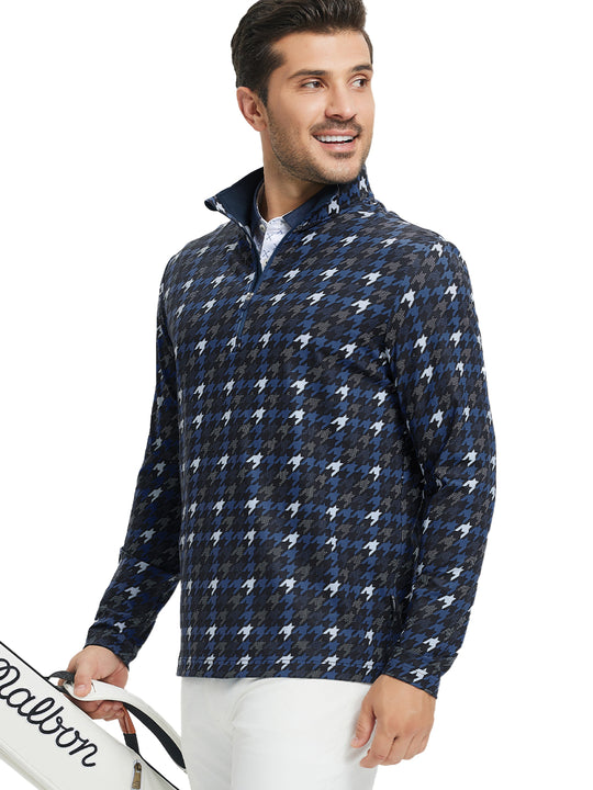 Full Print Lightweight Quarter Zip Pullover