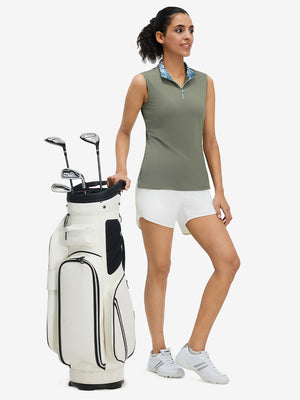 Women's High Waist 2 in 1 Quick Dry Shorts with 7 Pockets