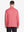 Back half-body view, model showcasing fit of RED MELANGE Moisture Wicking Quarter Zip Pullover.