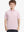 Half-body front view of child in LIGHT PINK STRIPE Kids Stylish Stripe Polo Shirt.