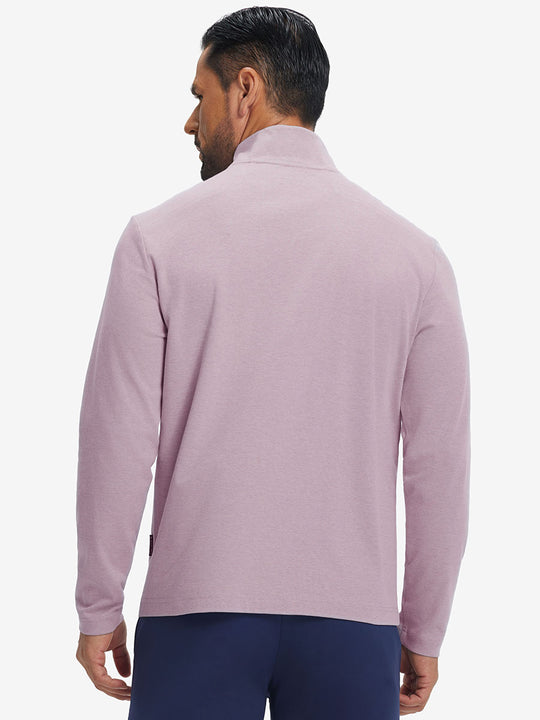 Performance Heather Golf 1/4 Zip Pullover