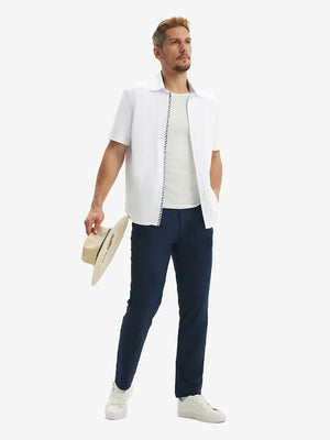 Cool Print Plain Button Up Shirts
