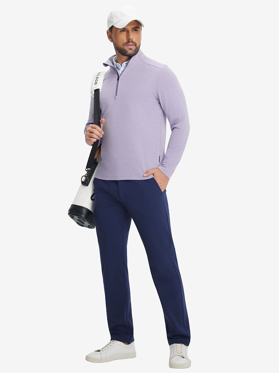 Performance Heather Golf 1/4 Zip Pullover