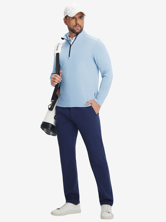 Performance Heather Golf 1/4 Zip Pullover