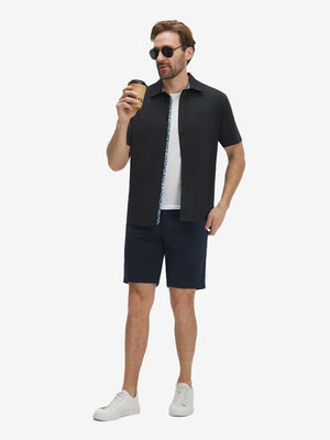 Cool Print Plain Button Up Shirts