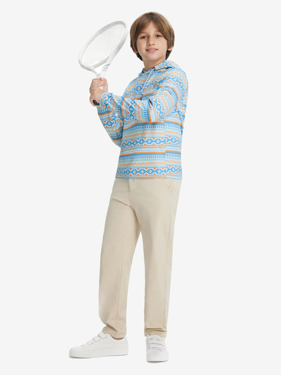 Youth Full Print Stylish Hoodies Pullover