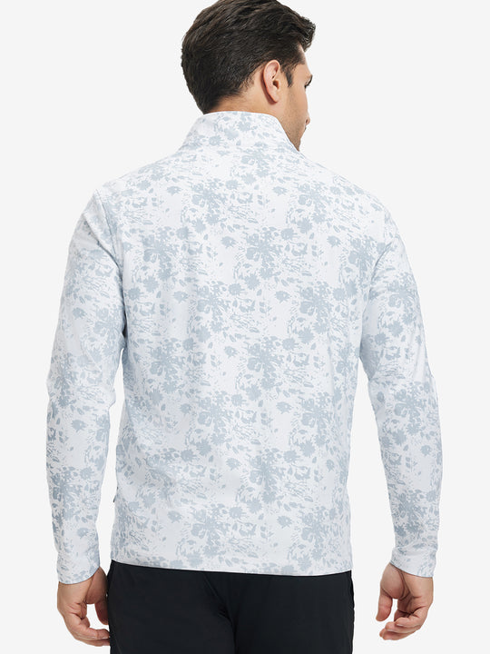 Full Print Lightweight Quarter Zip Pullover