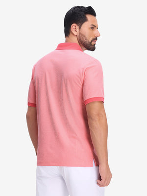 Moisture Wicking Jacquard Golf Shirts