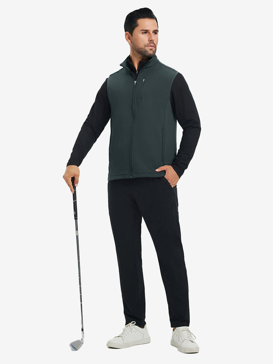 Water-Resistant Fleece Golf Vests
